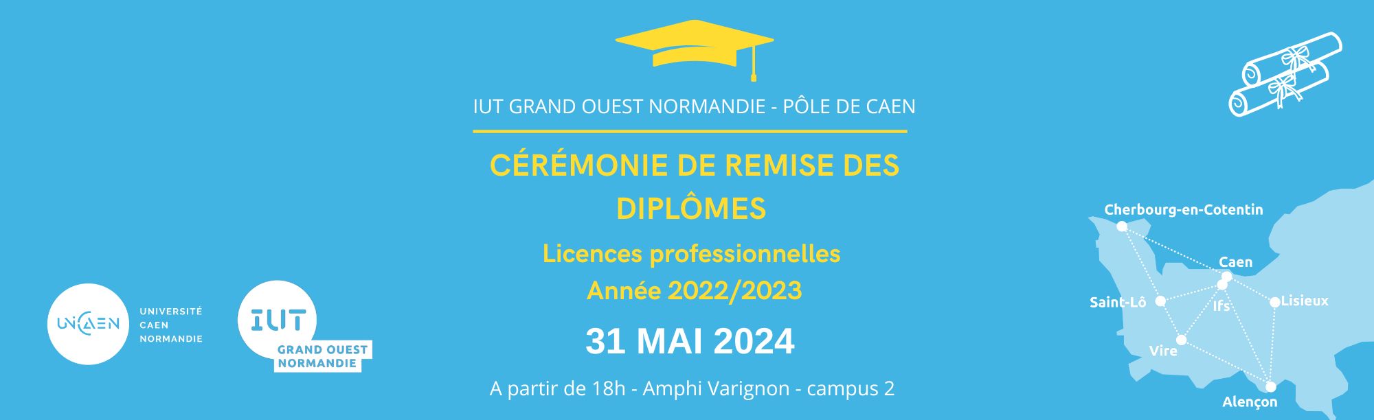 You are currently viewing Cérémonie de remise des diplômes ce 31 mai 2024