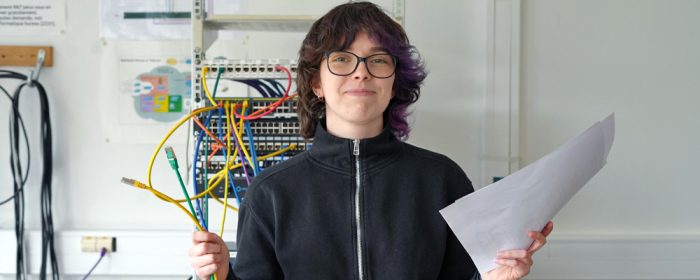 Victoria, étudiante en Réseaux & Télécommunications et en finale du concours EloCaence