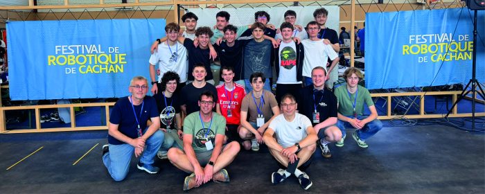Robots, nuits blanches et cinq podiums : le BUT GEII de Cherbourg brille à Cachan